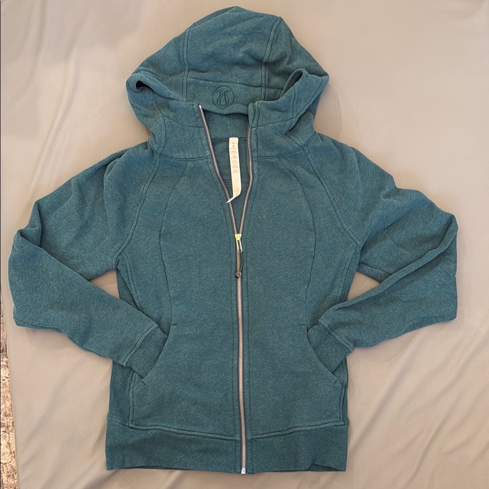 Lululemon scuba hoodie, Teal, size 10